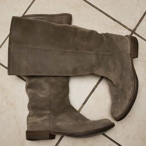 Fiorentino & Baker Italian suede tall boots.